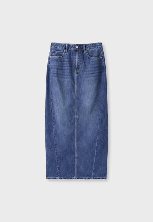 Falda Larga Denim
