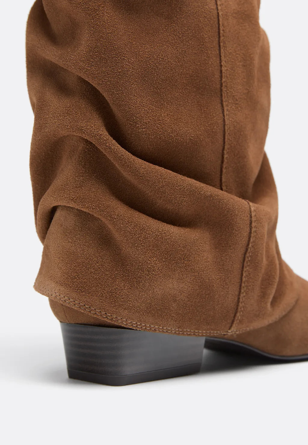 Botas Planas Polainas Piel