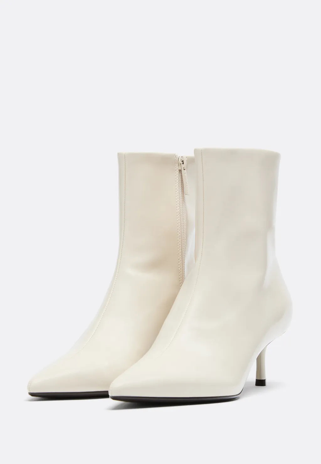 Botines Tacón Kitten Efecto Piel