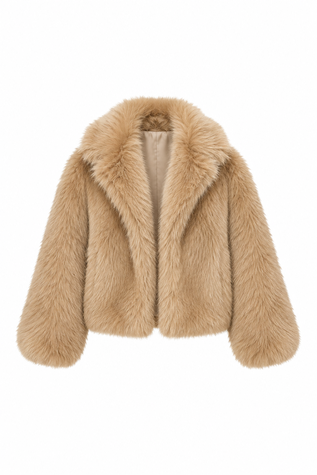 Cazadora Sierra Oversize de Pelo Sintético