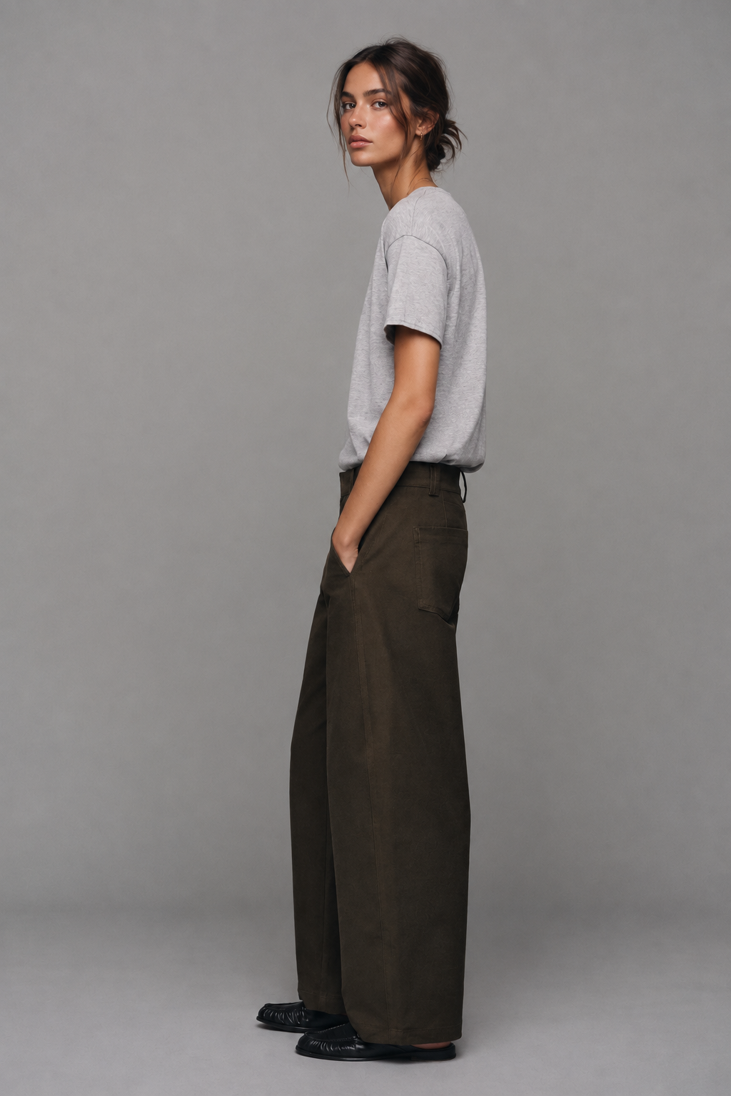 PANTALÓN BARREL DE TIRO MEDIO