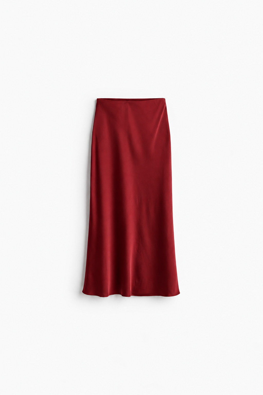 FALDA MIDI - ROJO OSCURO