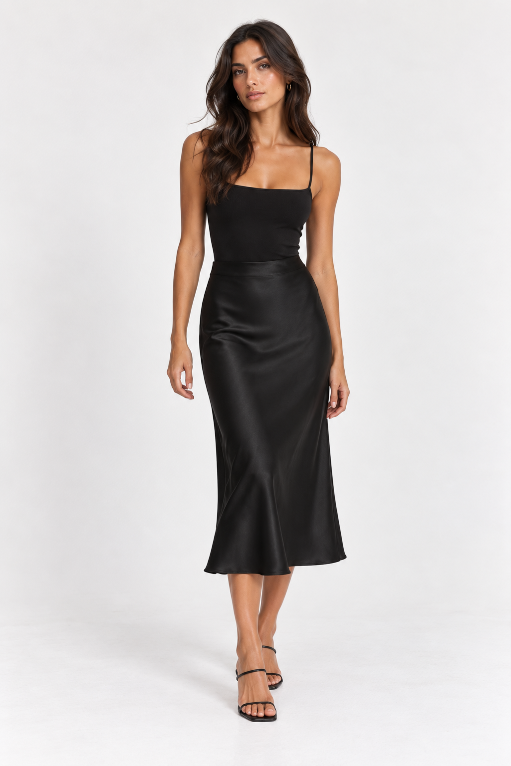 FALDA MIDI - NEGRA