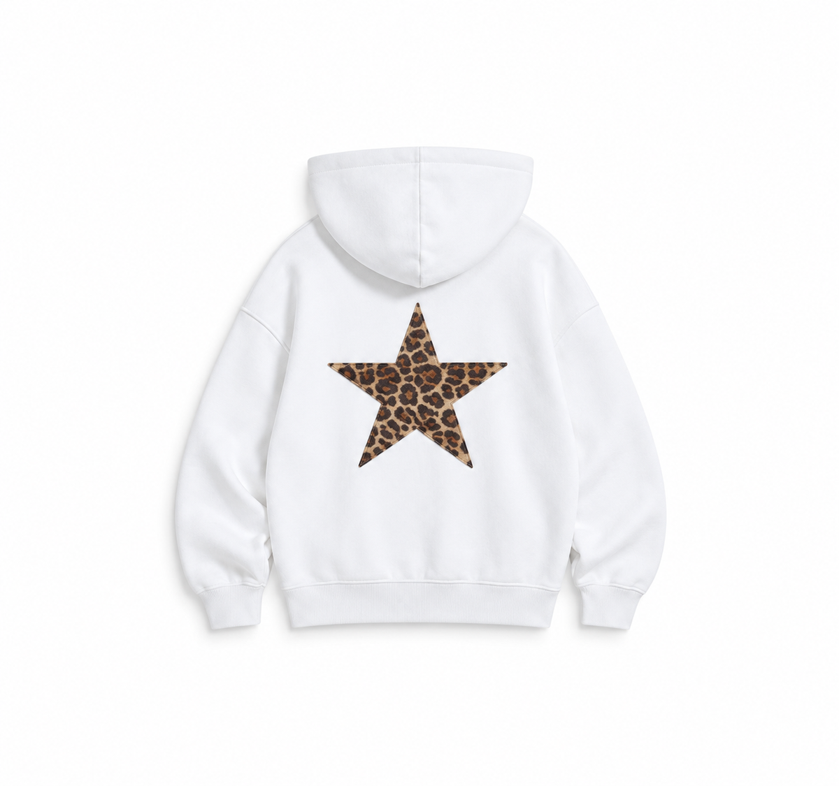 SUDADERA CON ESTRELLA DE LEOPARDO